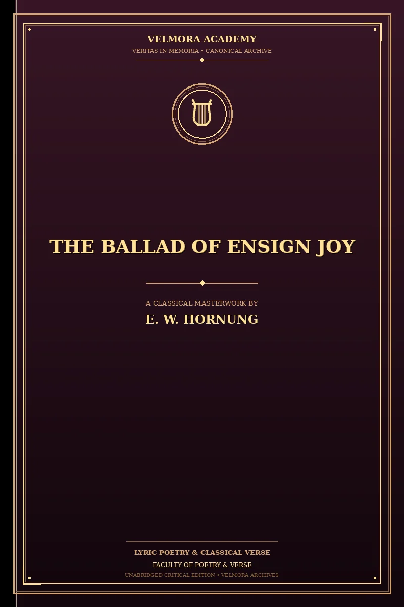 The Ballad of Ensign Joy