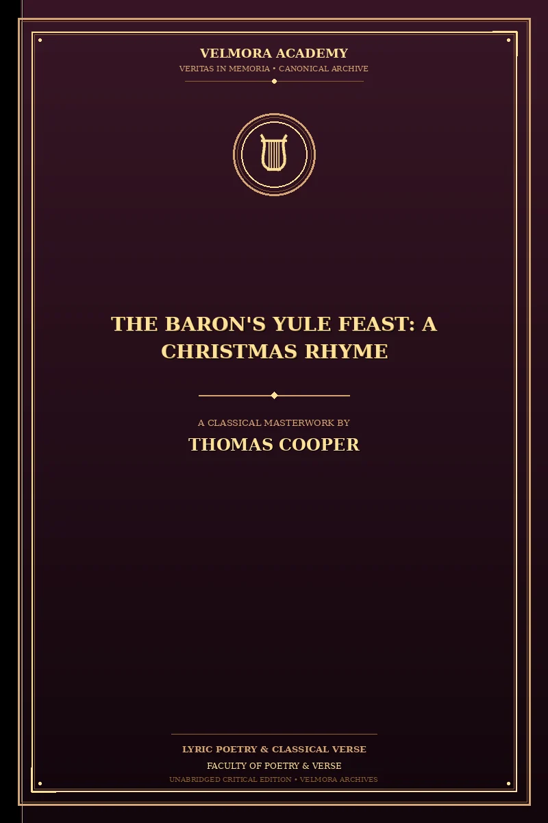 Cover of The Baron's Yule Feast: A Christmas Rhyme