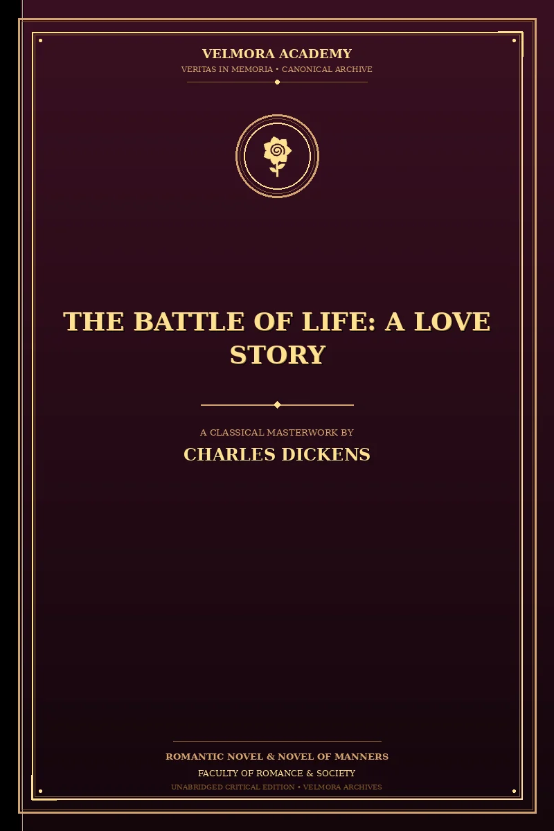 Cover of The Battle of Life: A Love Story