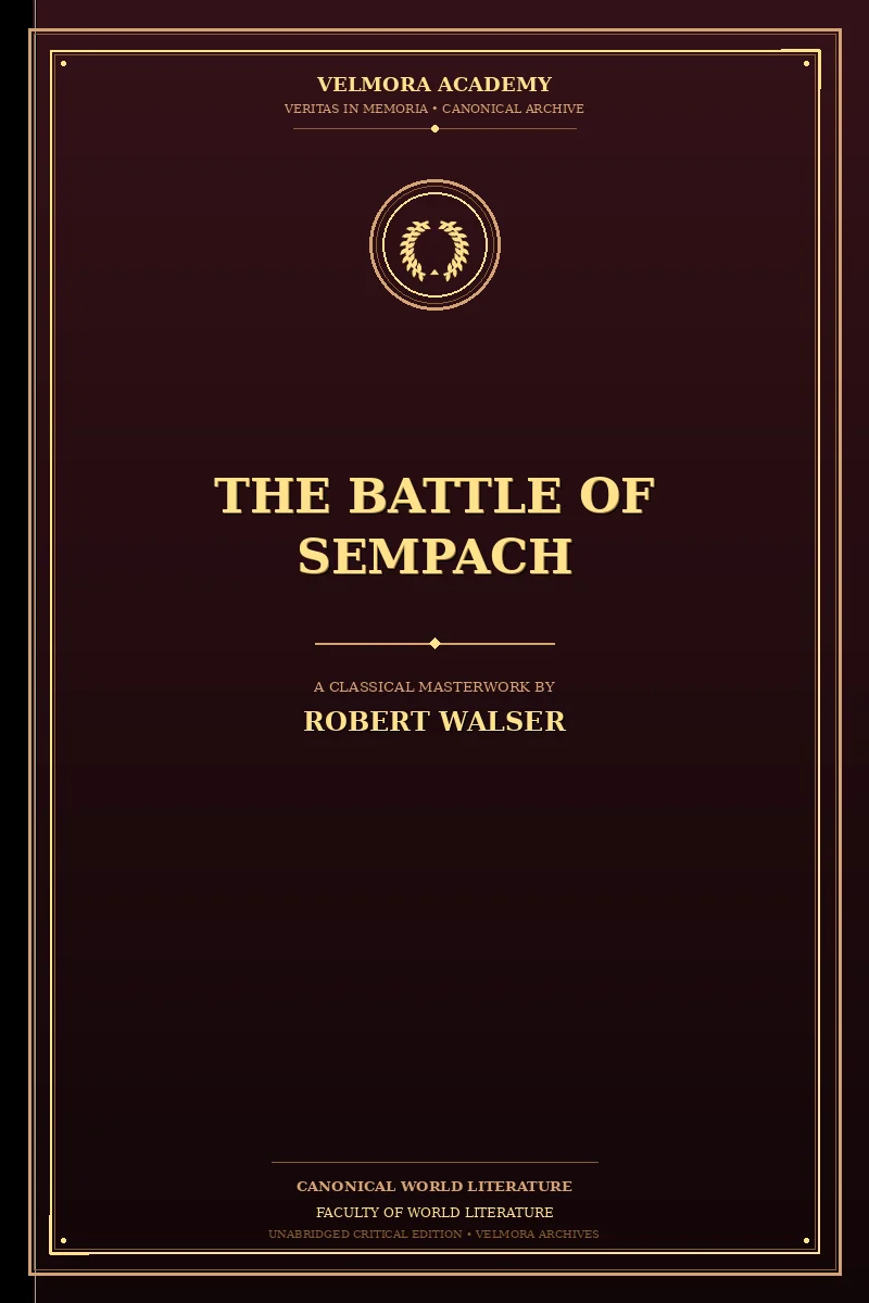 Cover of The Battle of Sempach