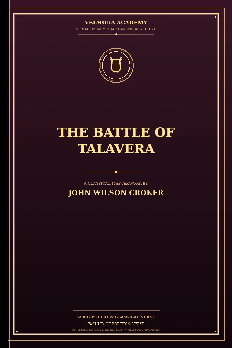Cover of The Battle of Talavera