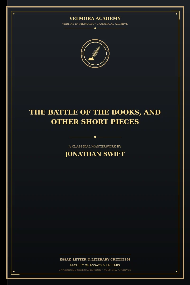 Cover of The Battle of the Books, and Other Short Pieces