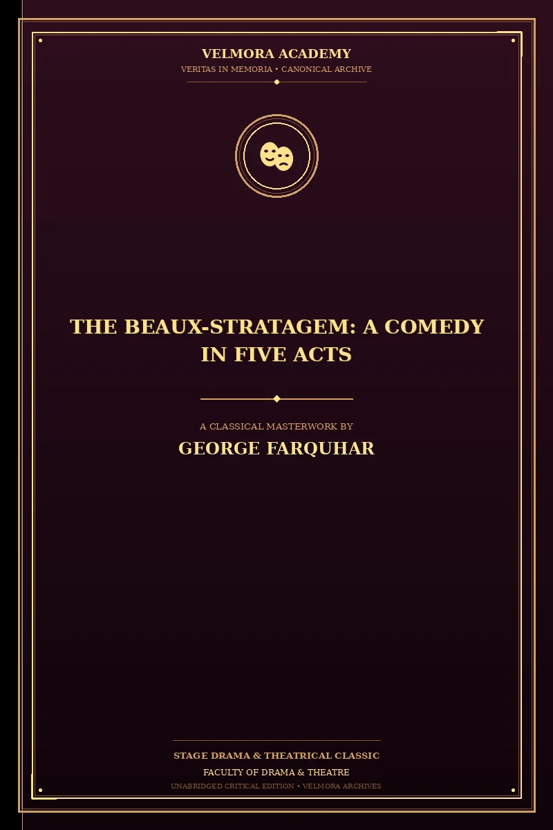 Cover of The Beaux-Stratagem: A Comedy in Five Acts