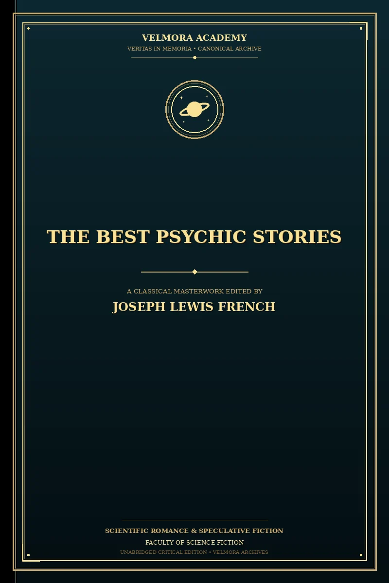 Cover of The Best Psychic Stories