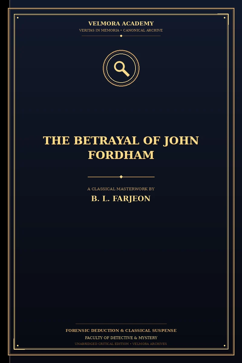 The Betrayal of John Fordham