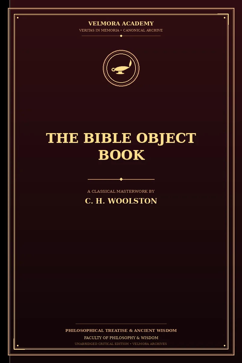 Cover of The Bible object book