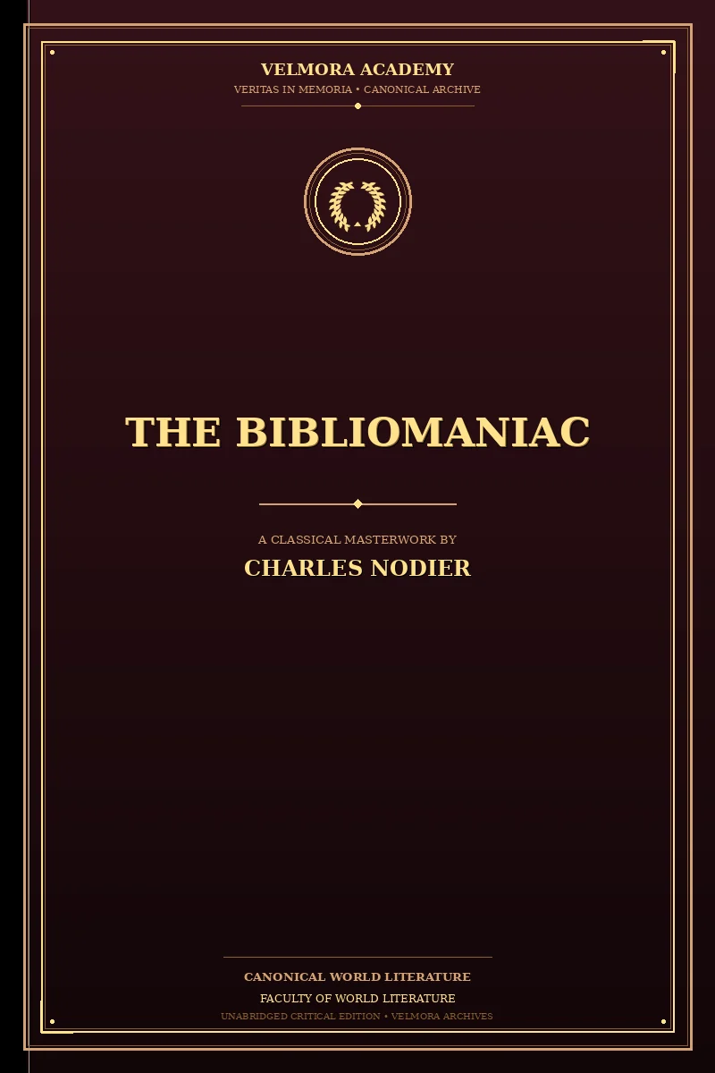 Cover of The Bibliomaniac