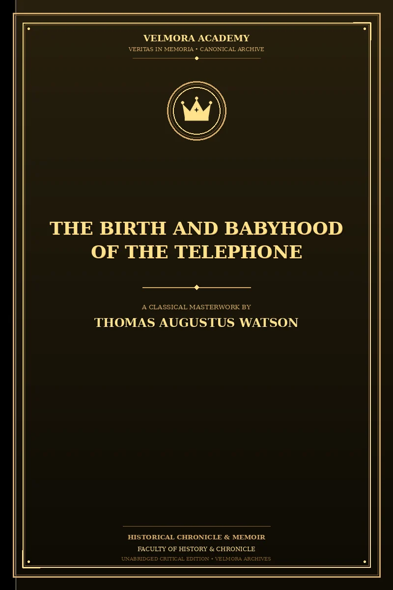 Cover of The Birth and Babyhood of the Telephone
