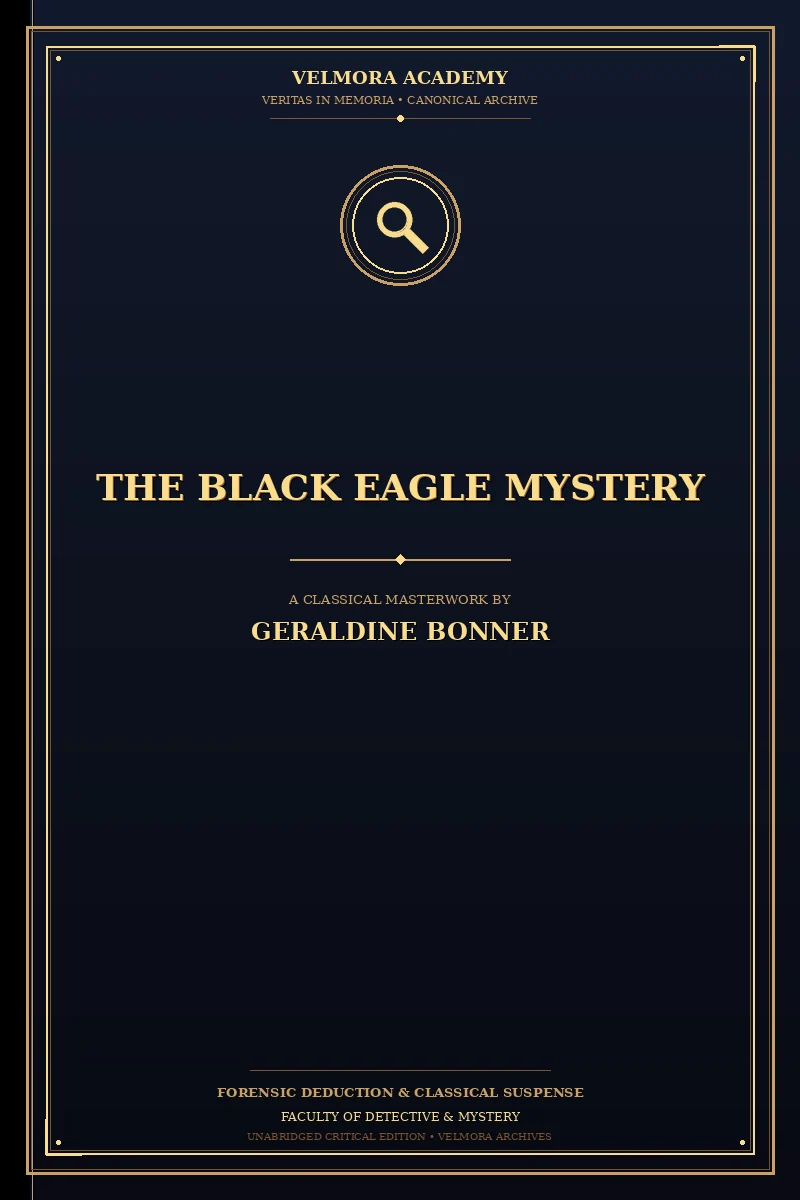 Cover of The Black Eagle Mystery