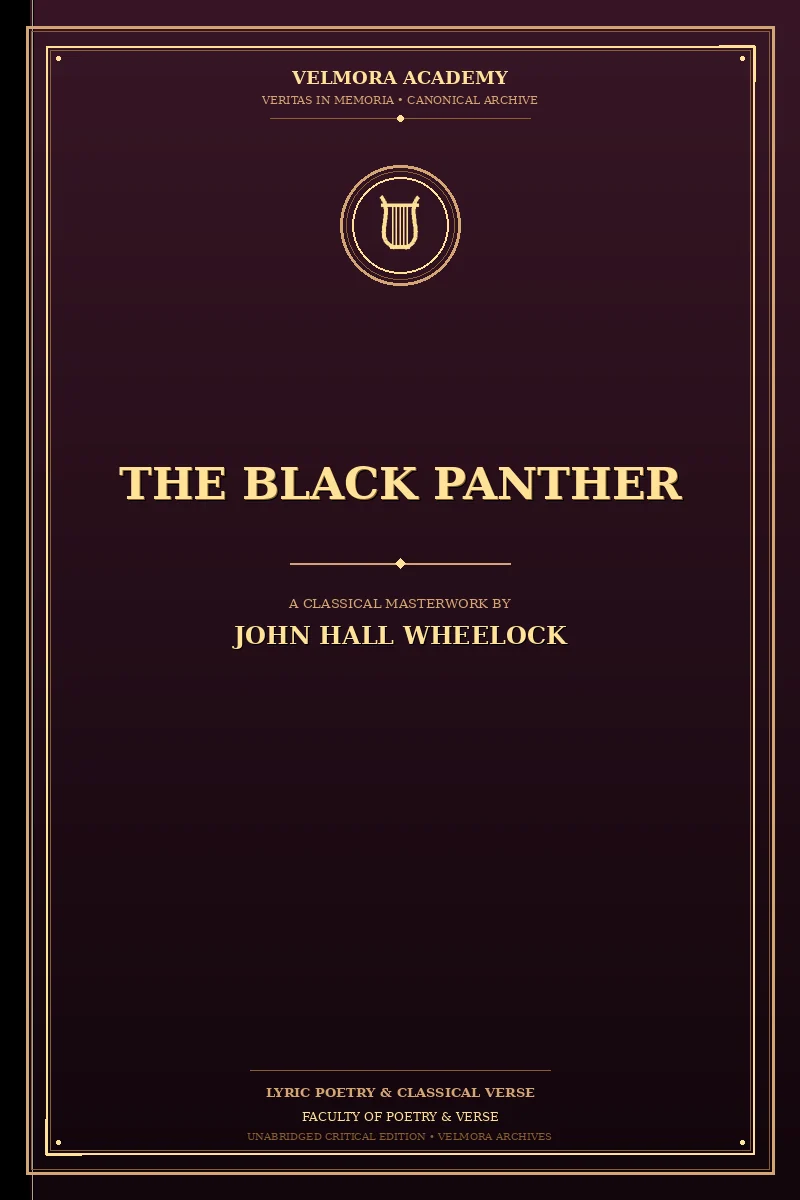 Cover of The black panther