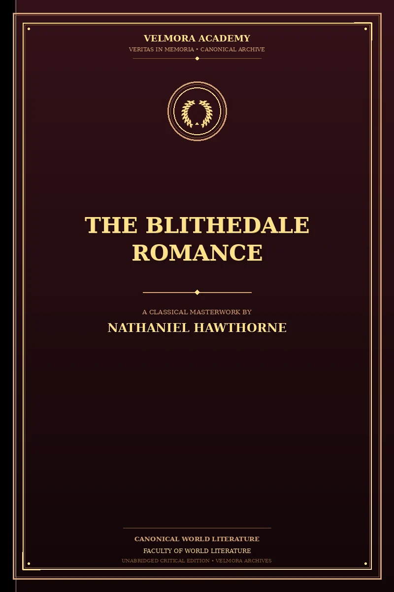 Cover of The Blithedale Romance
