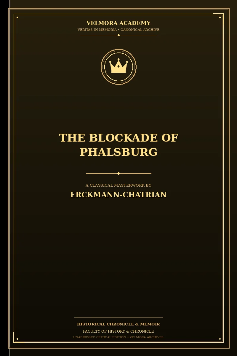 The Blockade of Phalsburg