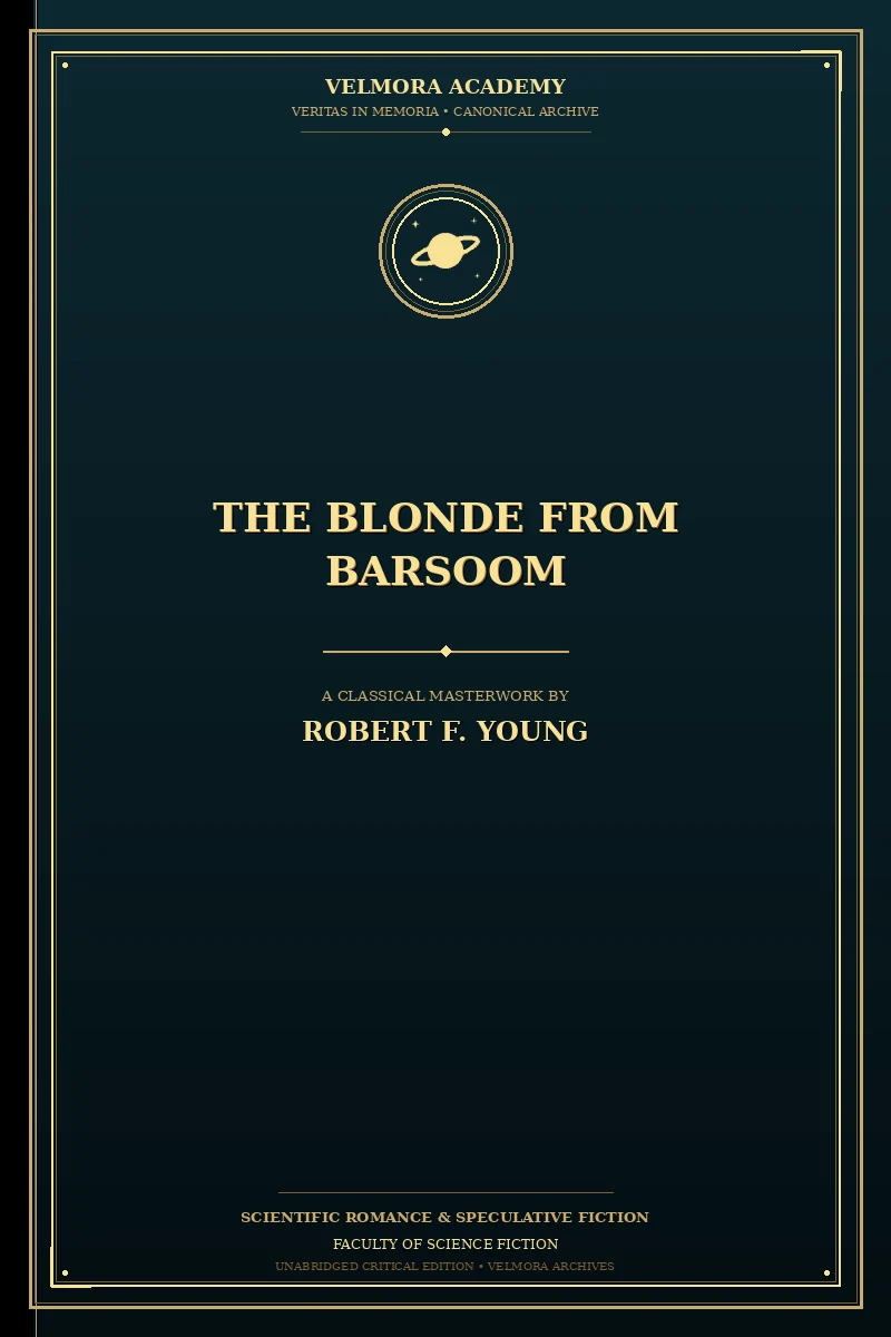 Cover of The blonde from Barsoom