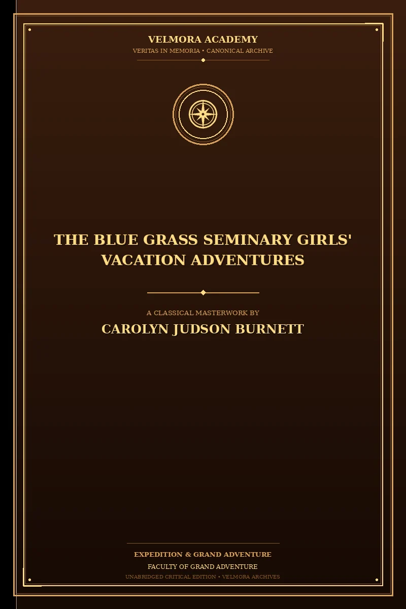 The Blue Grass Seminary Girls' Vacation Adventures