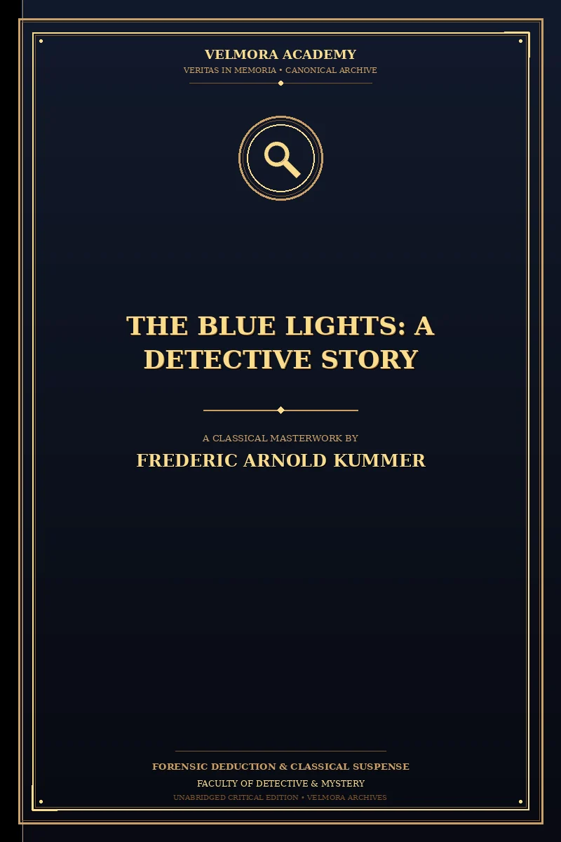 Cover of The Blue Lights: A Detective Story