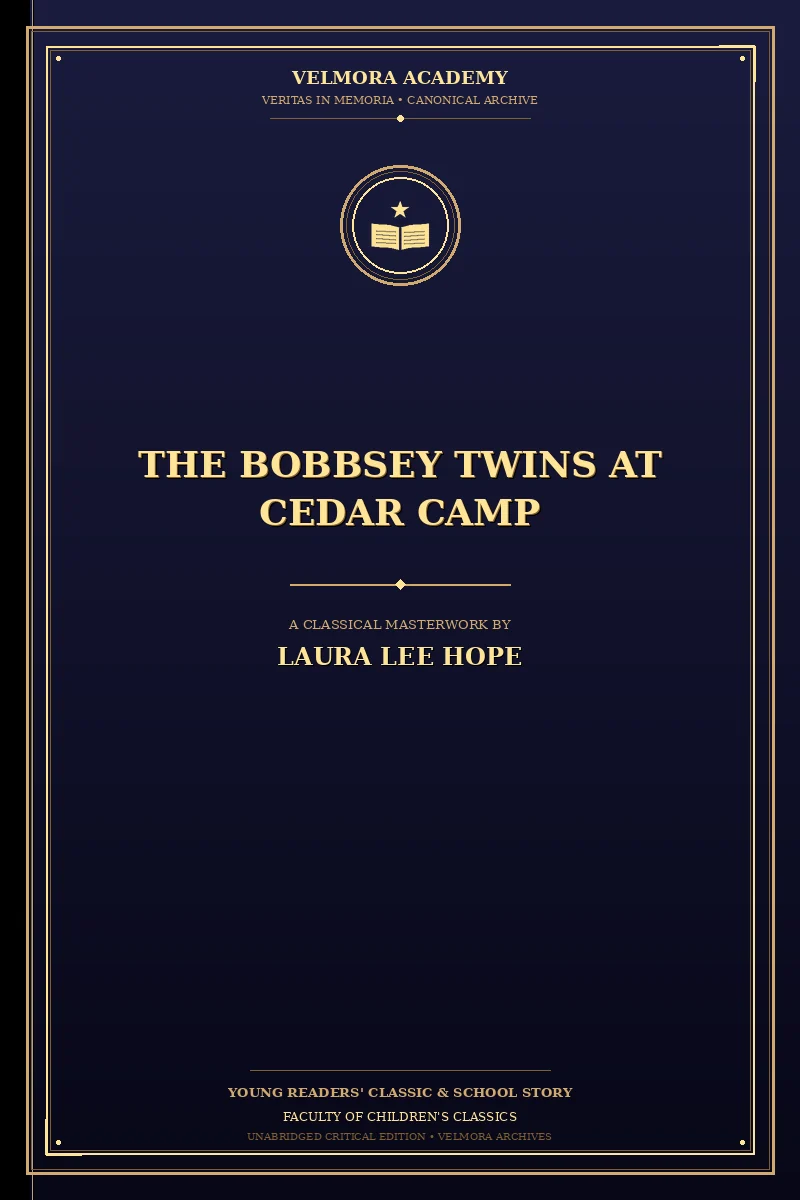 Cover of The Bobbsey Twins at Cedar Camp