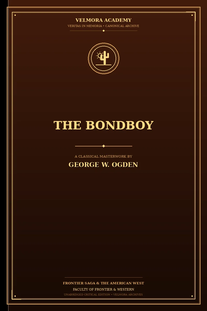 Cover of The Bondboy