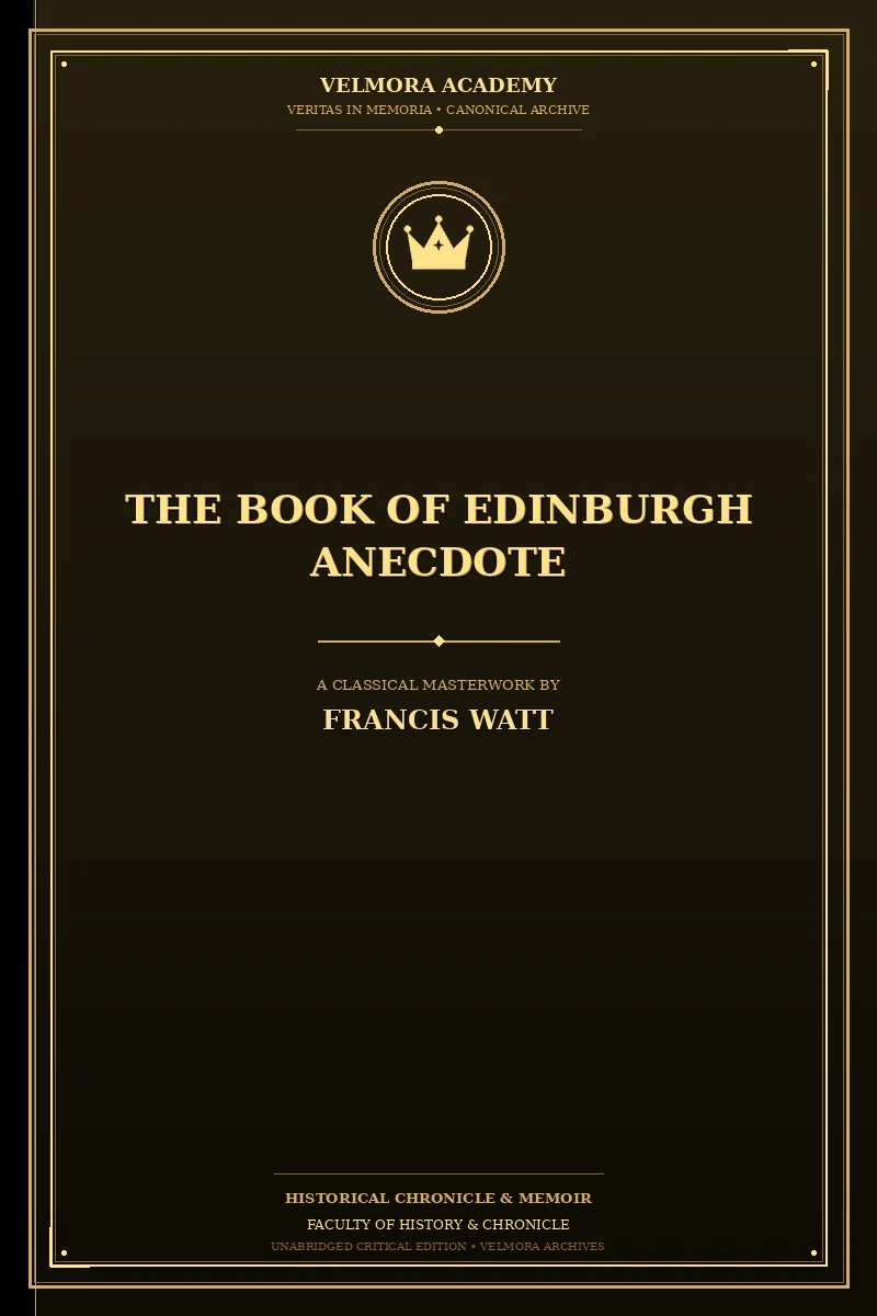 The book of Edinburgh anecdote