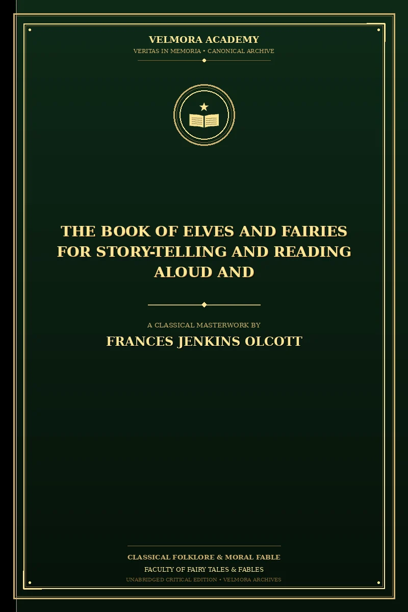 Cover of The Book of Elves and Fairies for Story-Telling and Reading Aloud and