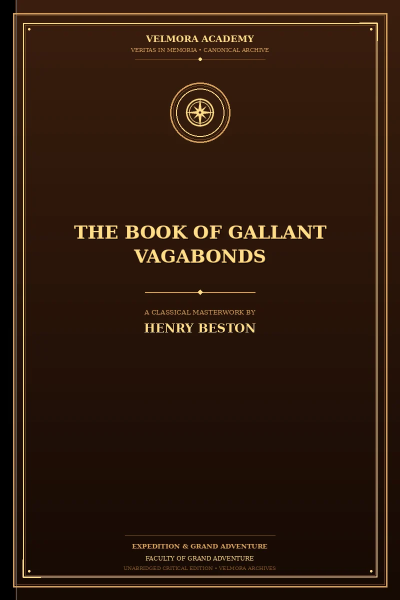 Cover of The Book of Gallant Vagabonds
