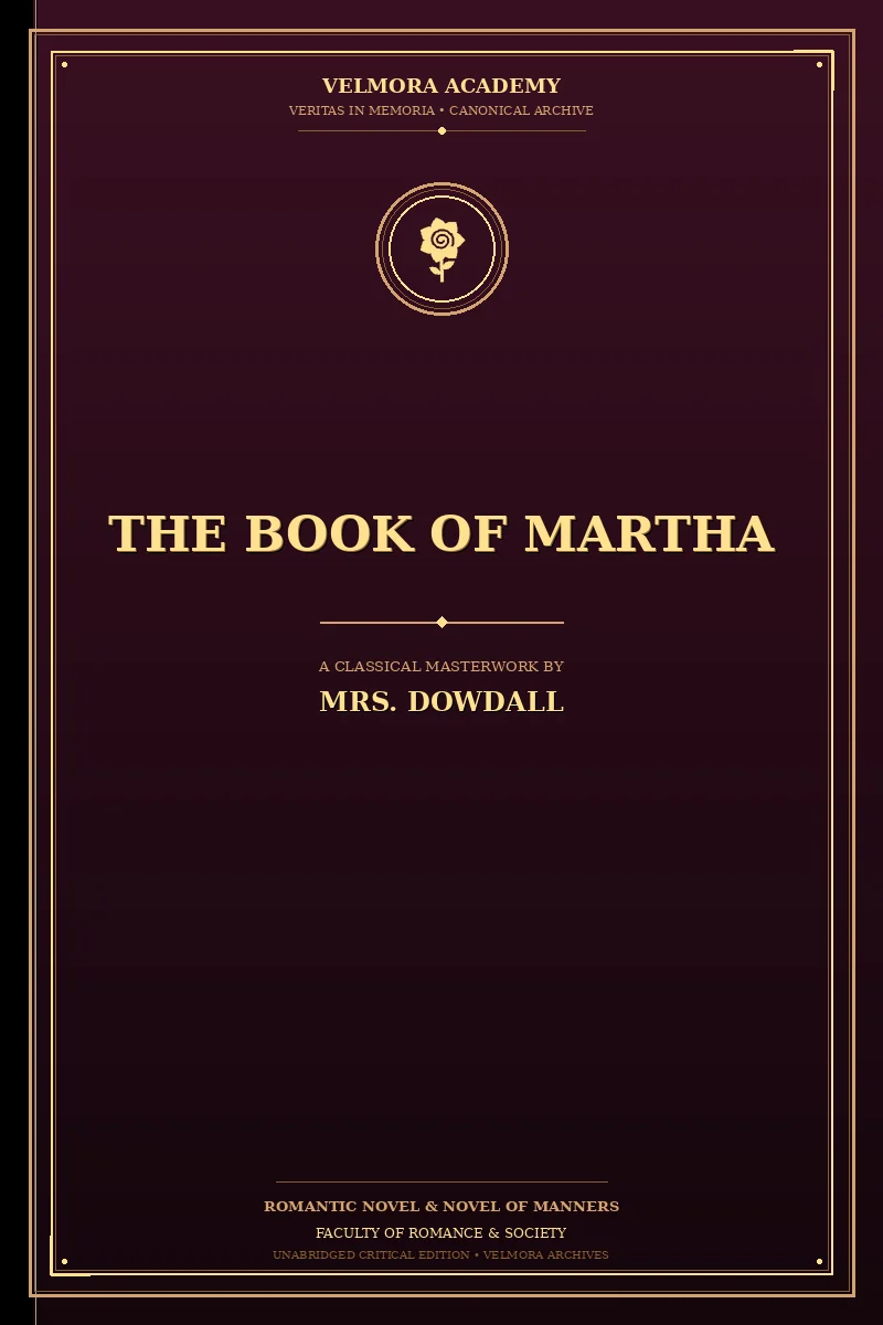 The book of Martha