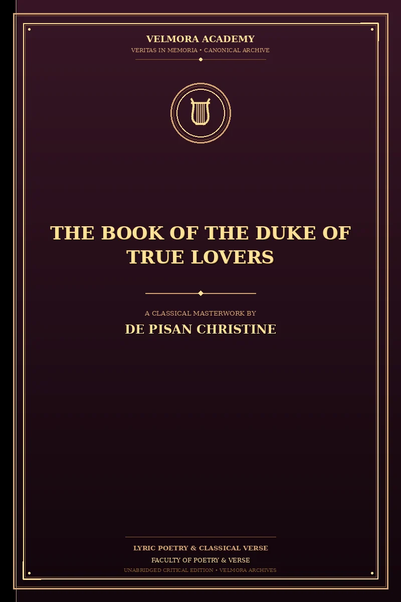 Cover of The Book of the Duke of True Lovers
