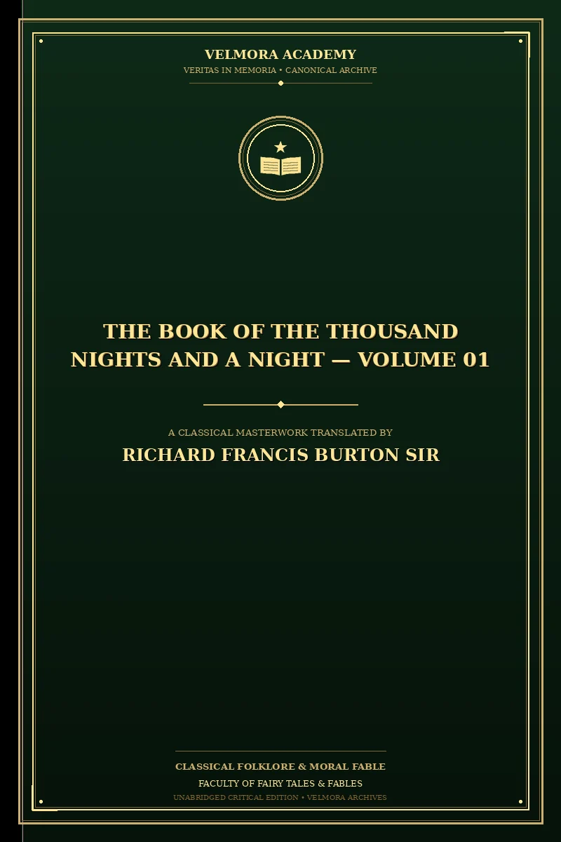 The Book of the Thousand Nights and a Night — Volume 01