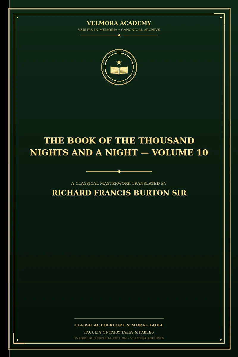 The Book of the Thousand Nights and a Night — Volume 10