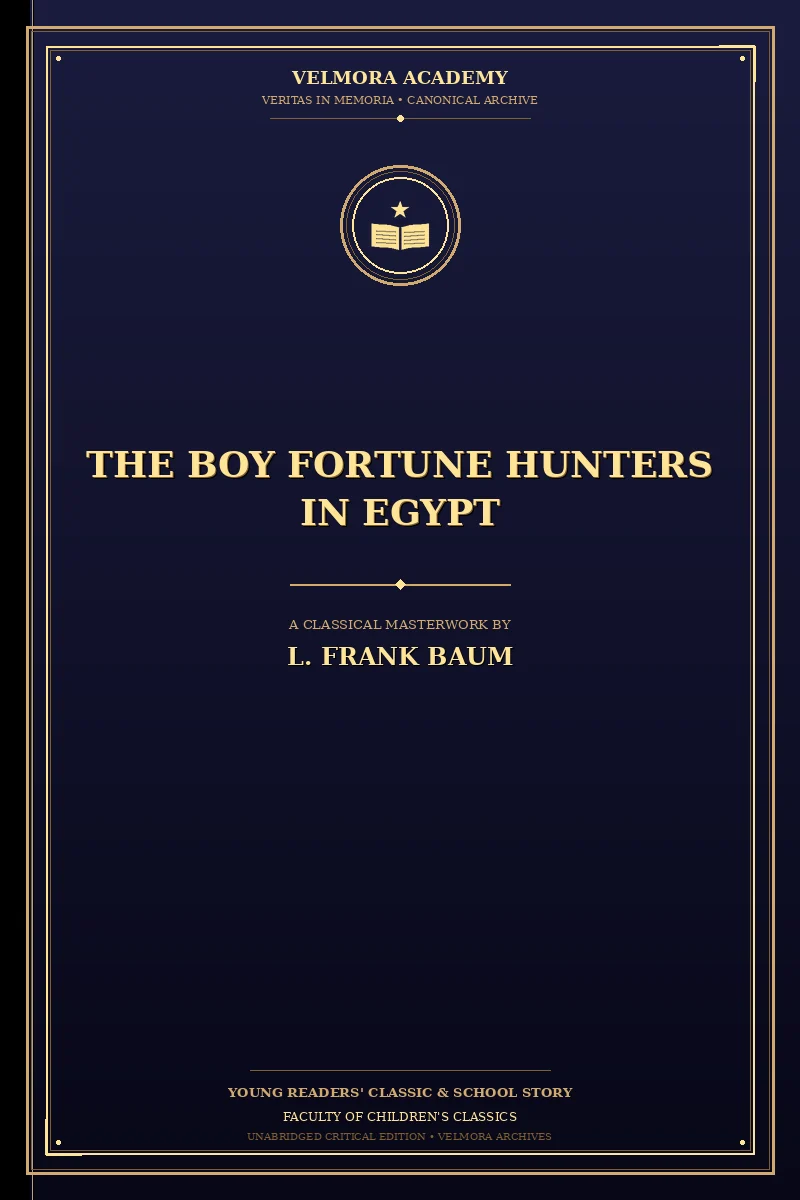 The Boy Fortune Hunters in Egypt