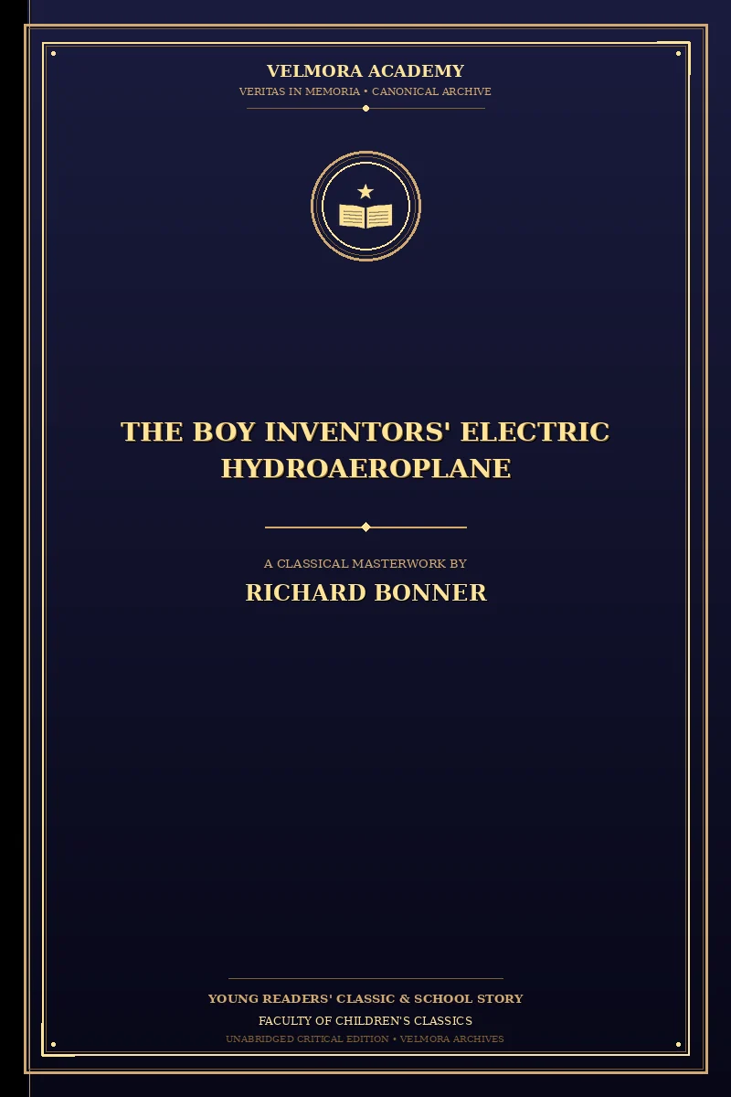 The Boy Inventors' Electric Hydroaeroplane