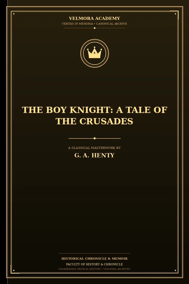 Cover of The Boy Knight: A Tale of the Crusades