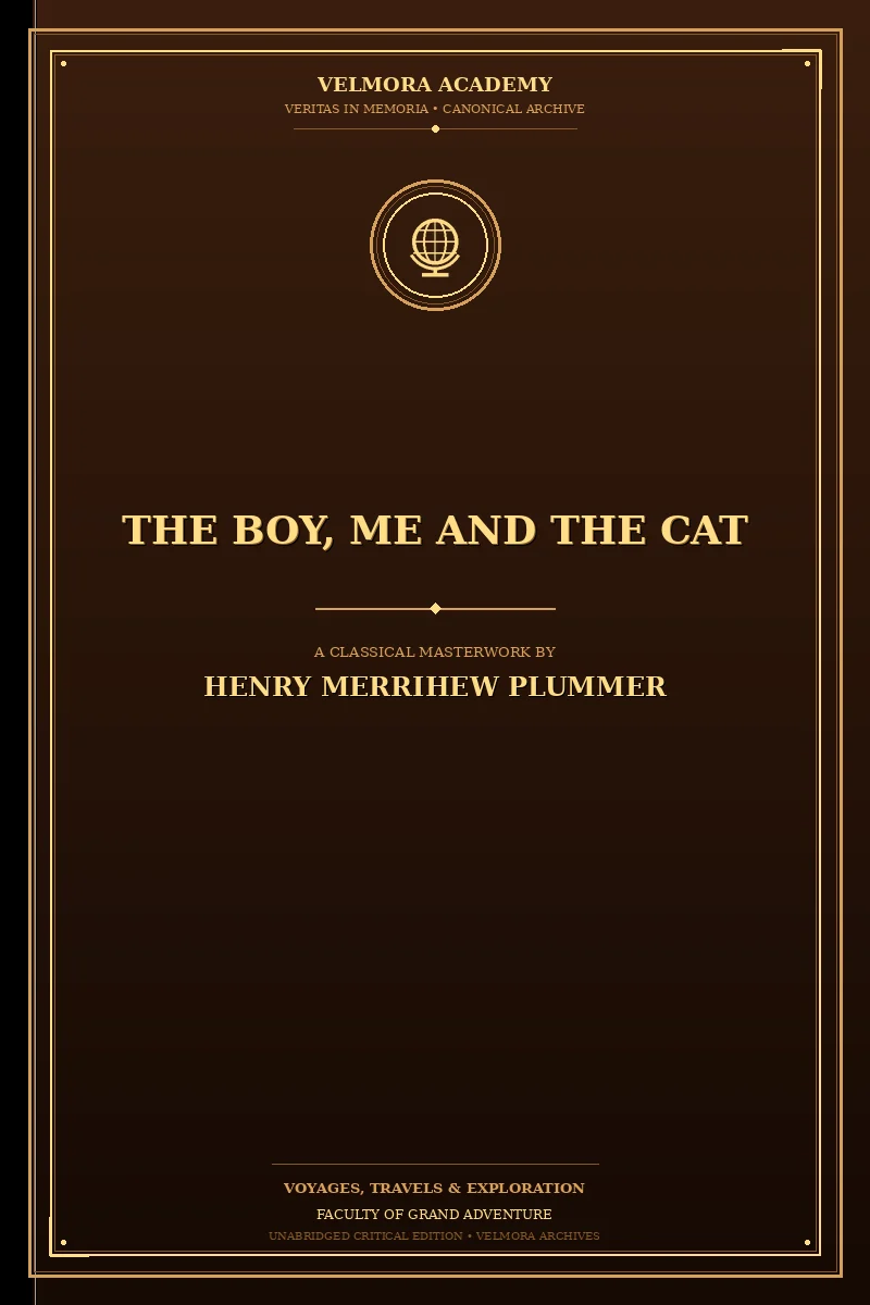 The boy, me and the cat