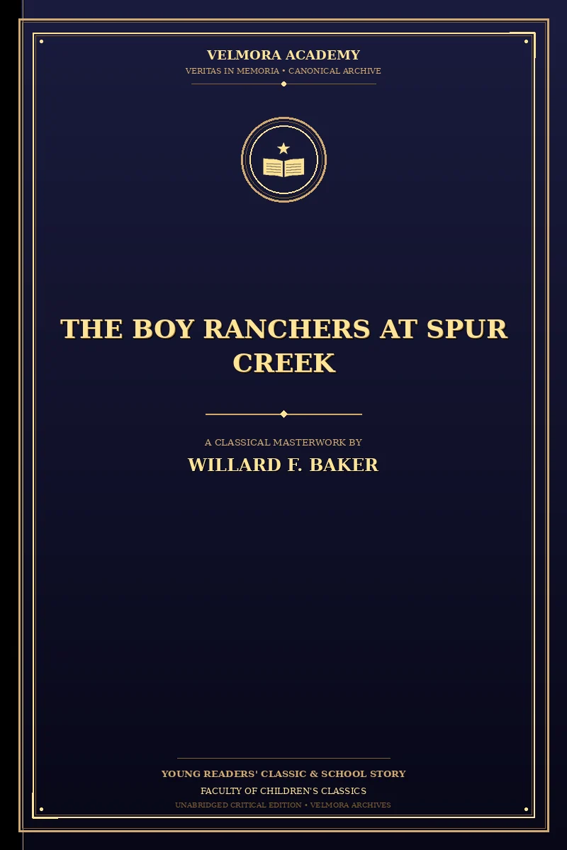 Cover of The Boy Ranchers at Spur Creek
