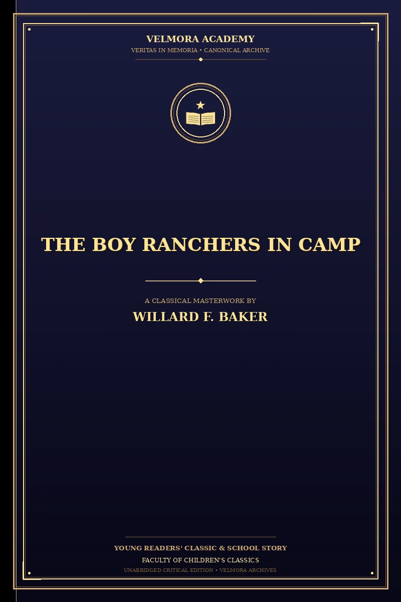 Cover of The Boy Ranchers in Camp
