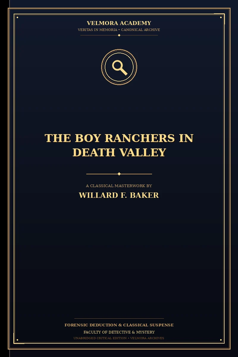 Cover of The Boy Ranchers in Death Valley