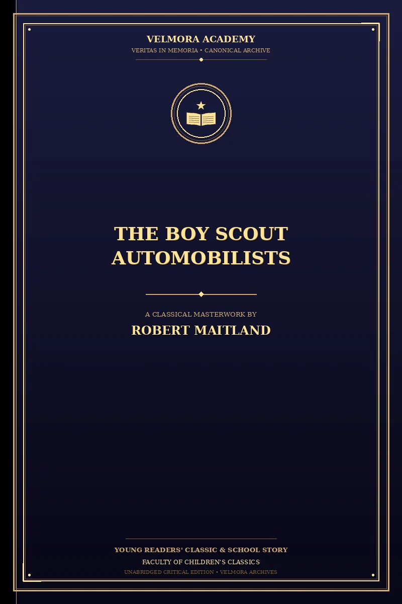 Cover of The Boy Scout Automobilists