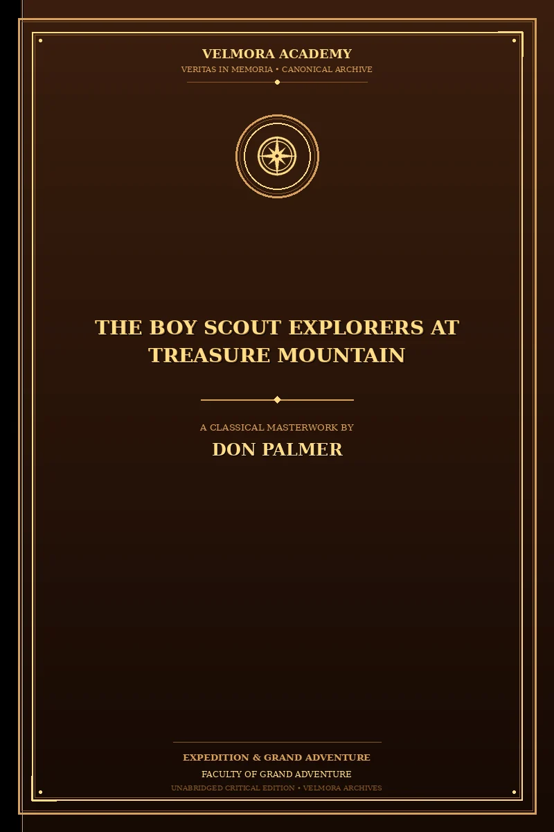 The Boy Scout Explorers at Treasure Mountain