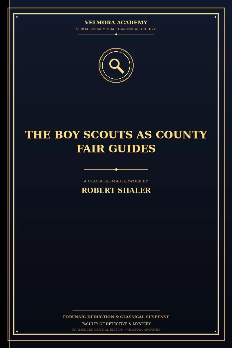 Cover of The Boy Scouts as County Fair Guides