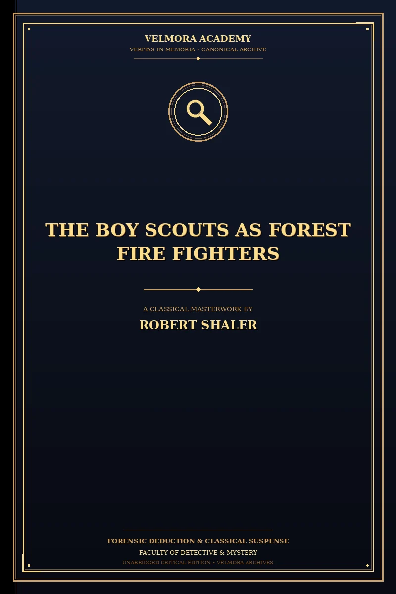 The Boy Scouts as Forest Fire Fighters