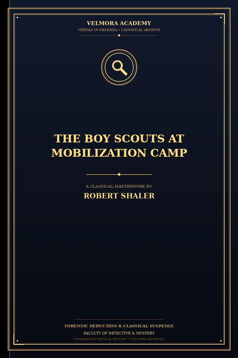 Cover of The Boy Scouts at Mobilization Camp