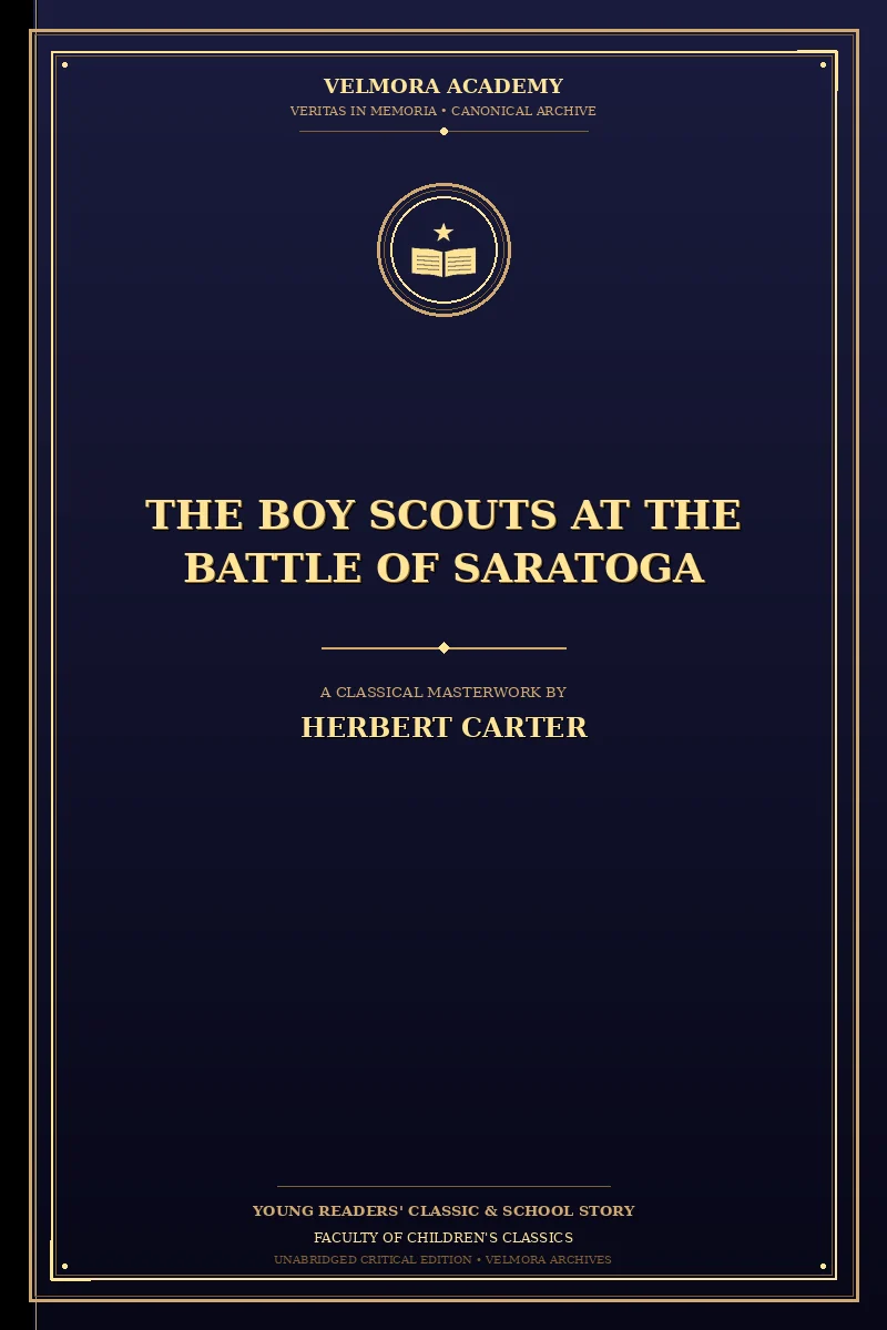 The Boy Scouts at the Battle of Saratoga