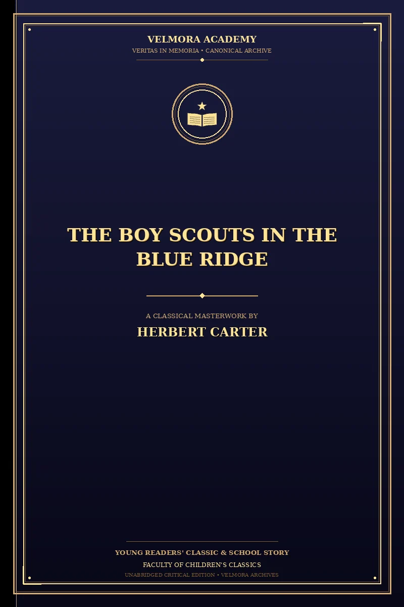 Cover of The Boy Scouts in the Blue Ridge