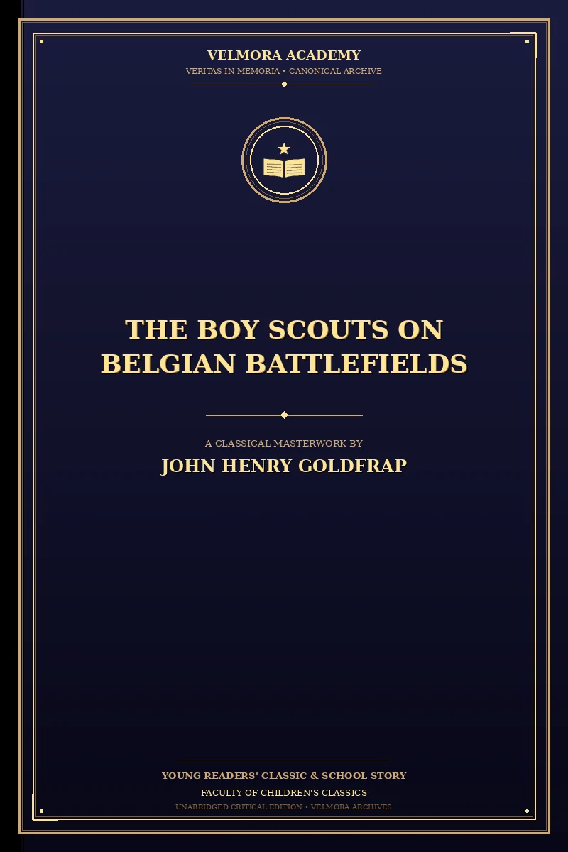 Cover of The Boy Scouts on Belgian Battlefields