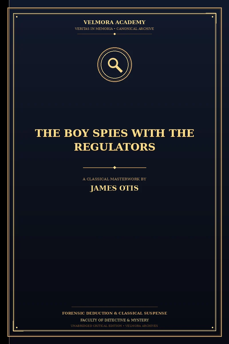 Cover of The Boy Spies with the Regulators