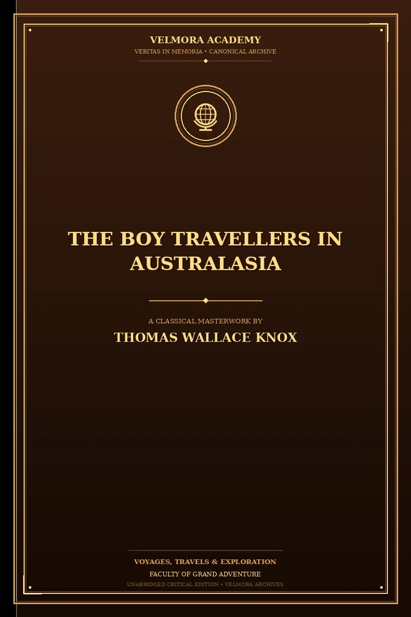 Cover of The Boy Travellers in Australasia