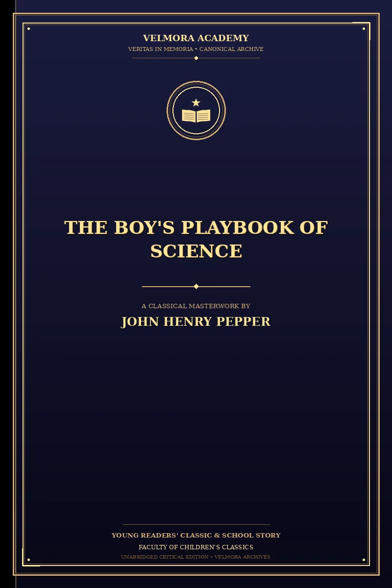 Cover of The Boy's Playbook of Science