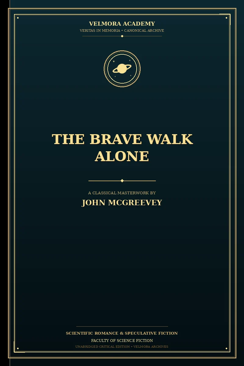Cover of The Brave Walk Alone