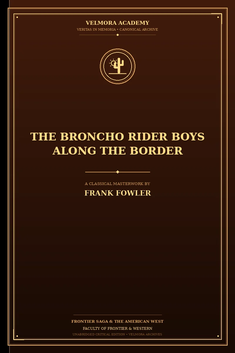 Cover of The Broncho Rider Boys Along the Border