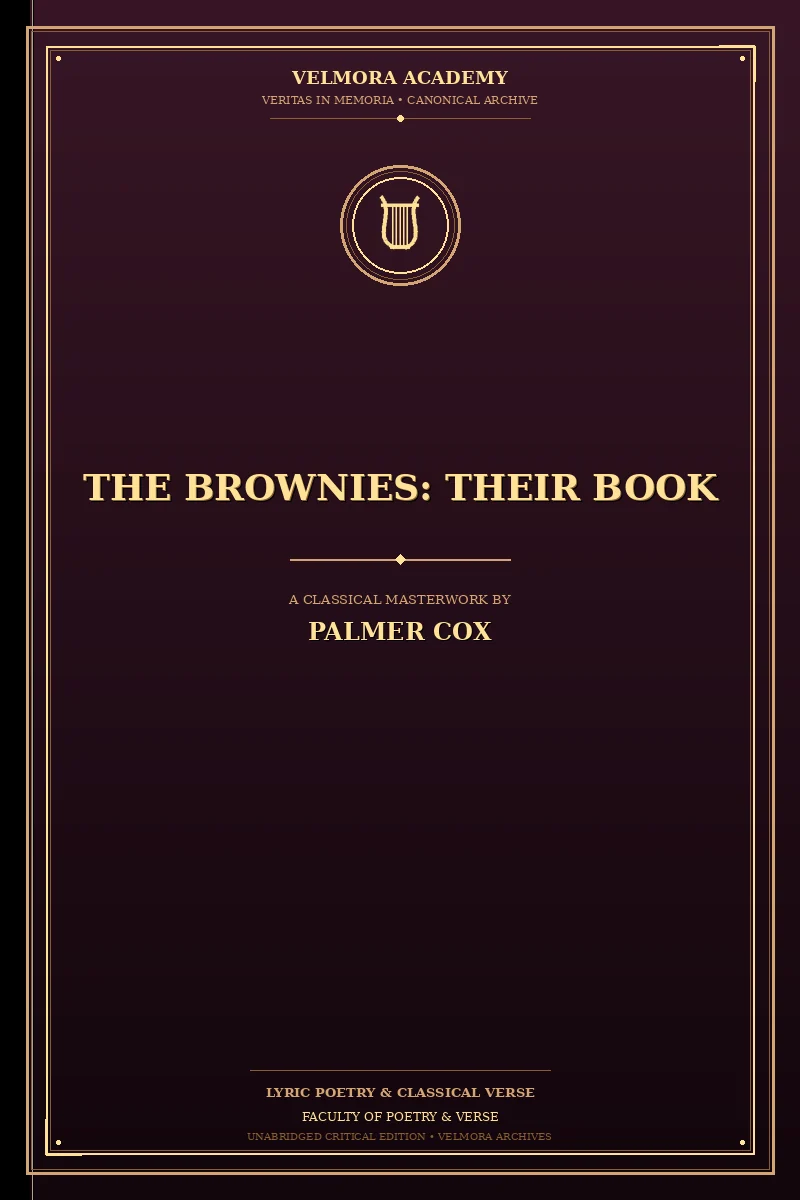 Cover of The Brownies: Their Book