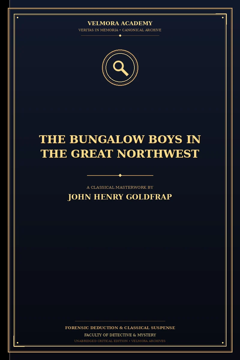 The Bungalow Boys in the Great Northwest